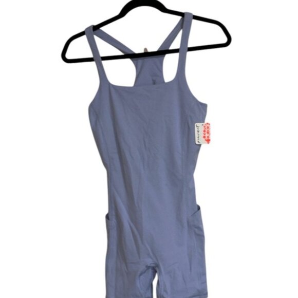 NWT Free People Never Better Runsie Romper X-Small, PLATINUM - Picture 10 of 11